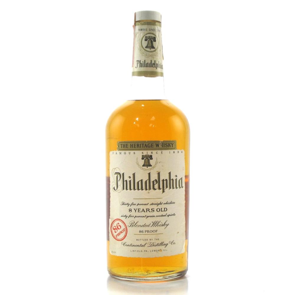 Philadelphia 8 Year Old Blended Whiskey 40 Fl. Ozs. 1964-1977