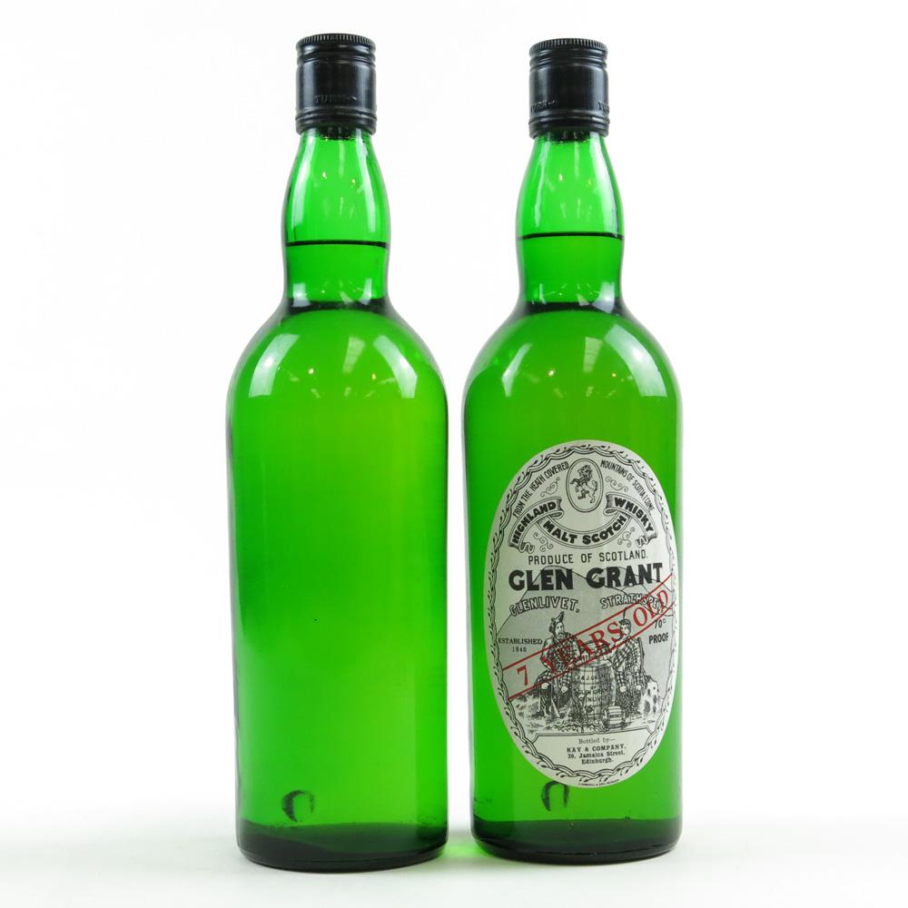 Glen Grant 7 Year Old 1970s x 2