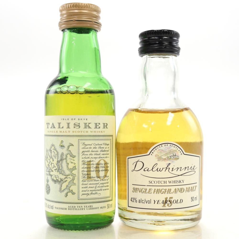 Talisker & Dalwhinnie Miniature Selection x 2