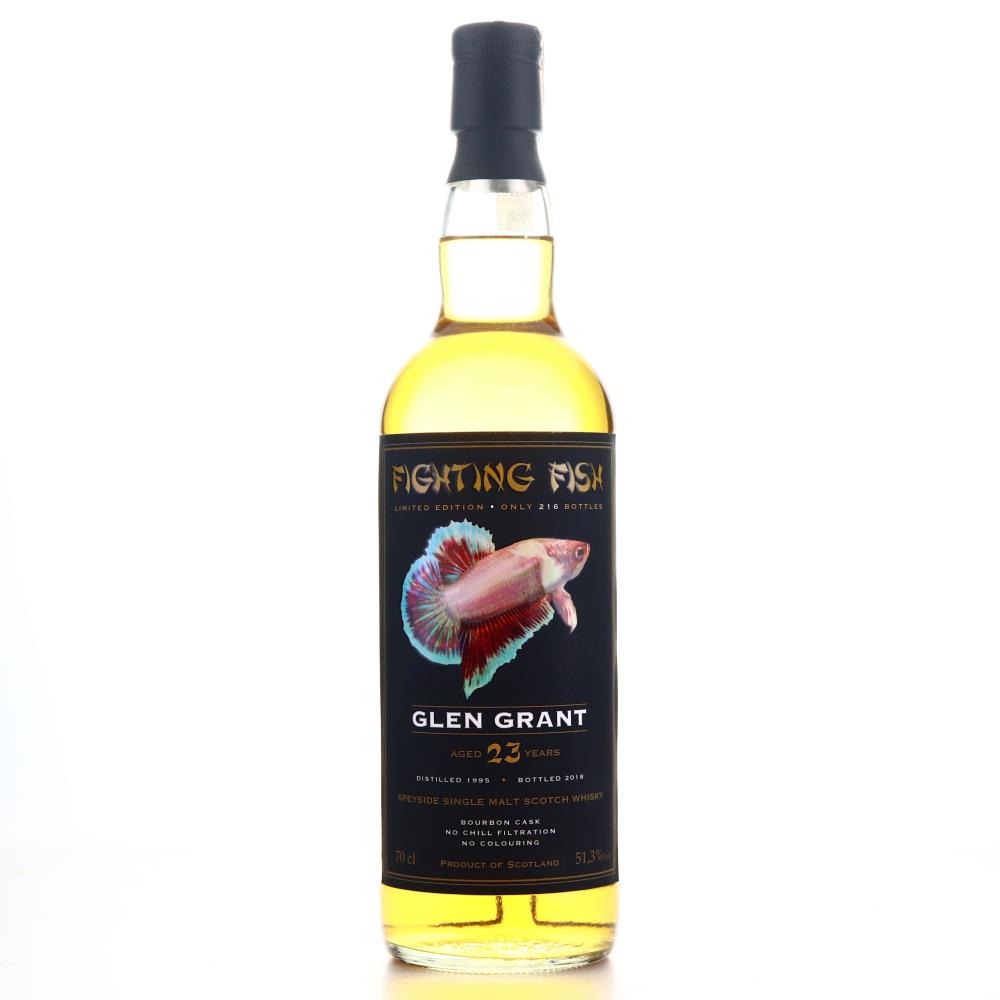 Glen Grant 1995 Jack Wiebers 23 Year Old / Fighting Fish