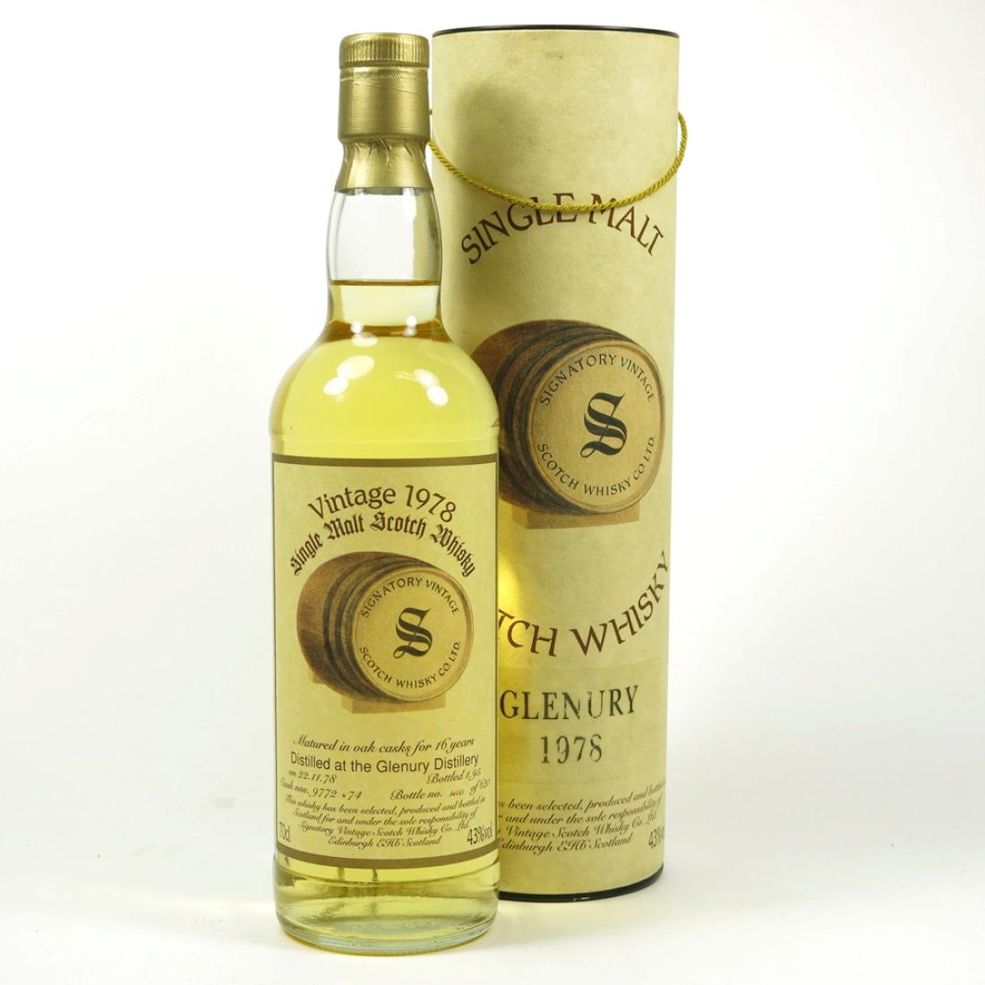 Glenury 1978 Signatory Vintage16 Year Old