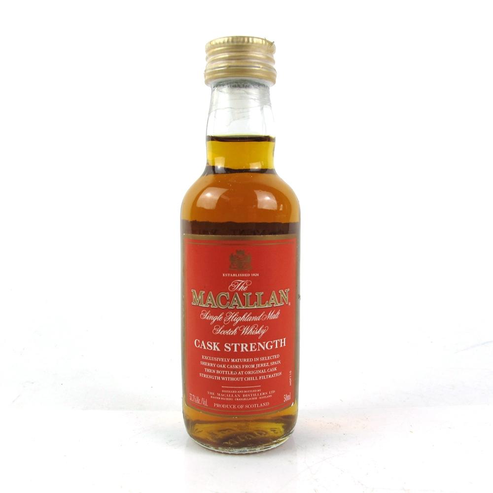 Macallan Cask Strength / US Import 1990s Miniature 5cl