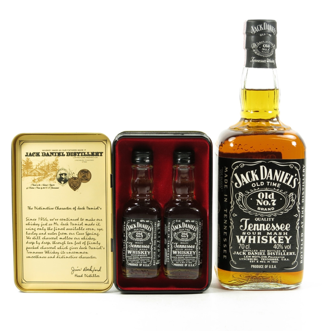 Jack Daniel's Old No.7 70cl and 5cl x 2