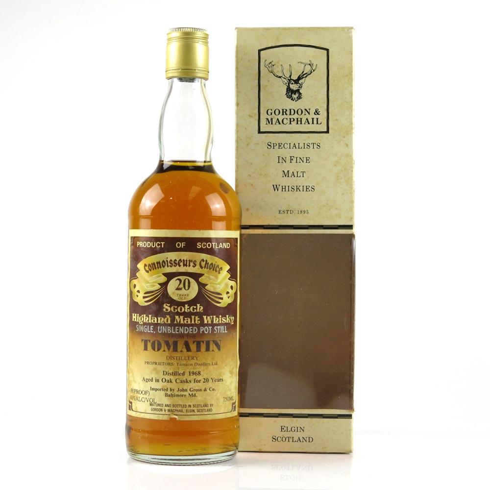Tomatin 1968 Gordon and MacPhail 20 Year Old 75cl / US Import