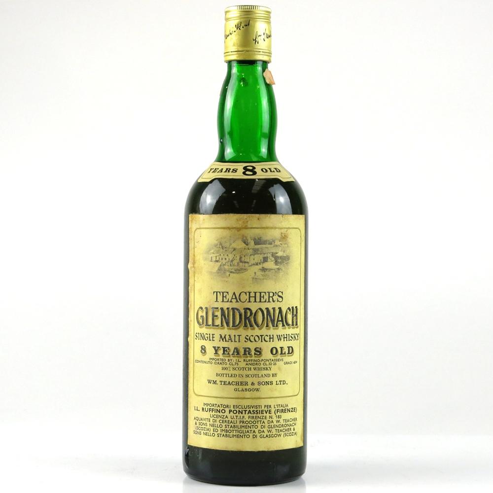 Glendronach 8 Year Old 1970s / Italian Import