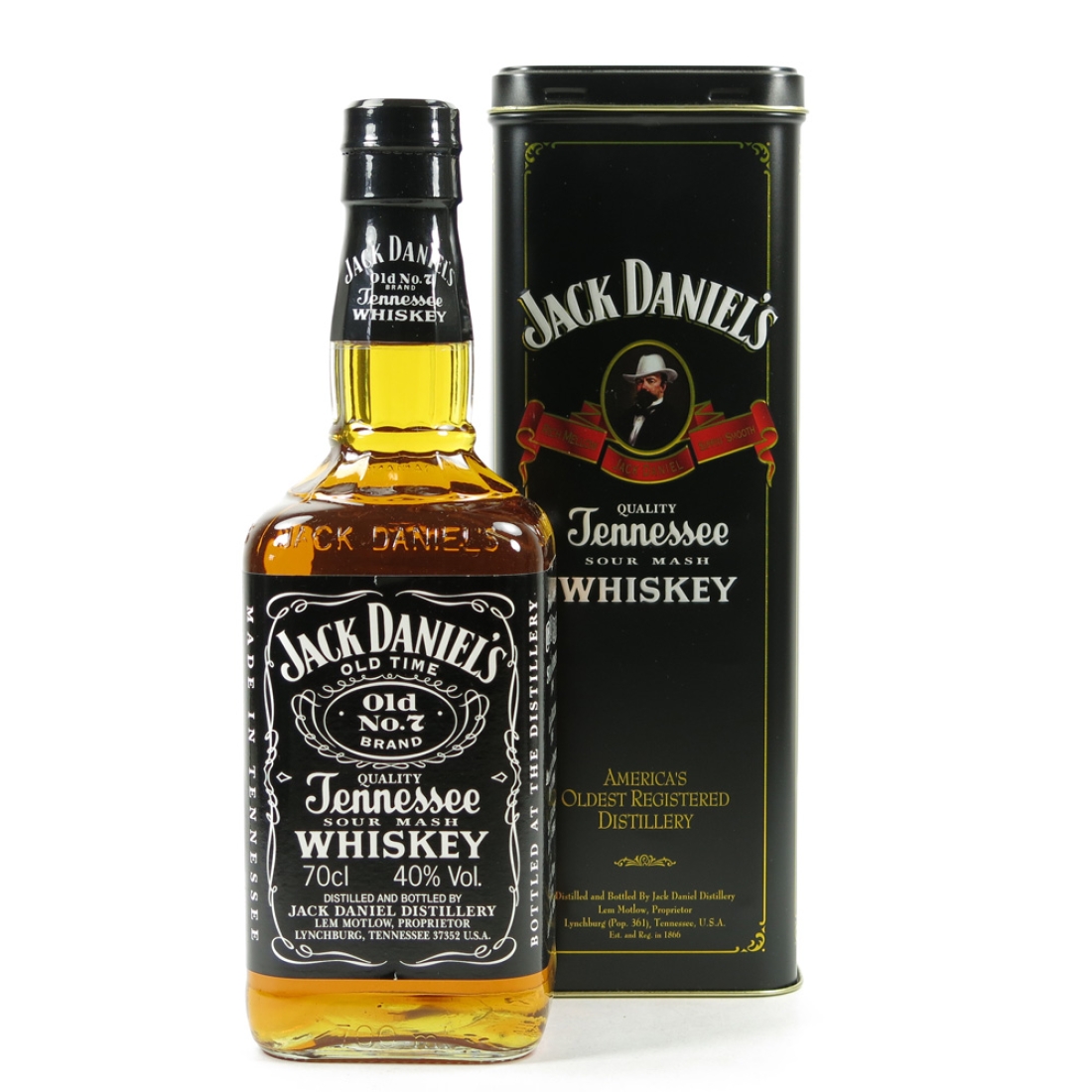 Jack Daniel's Old No7 in Presention tin