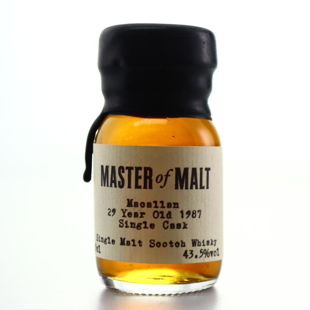 Macallan 1987 Master of Malt 29 Year Old Sample