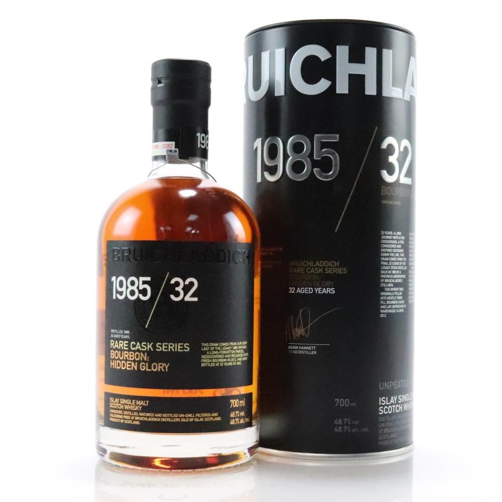 Bruichladdich 1985 Rare Cask Series 32 Year Old / Hidden Glory - Signed