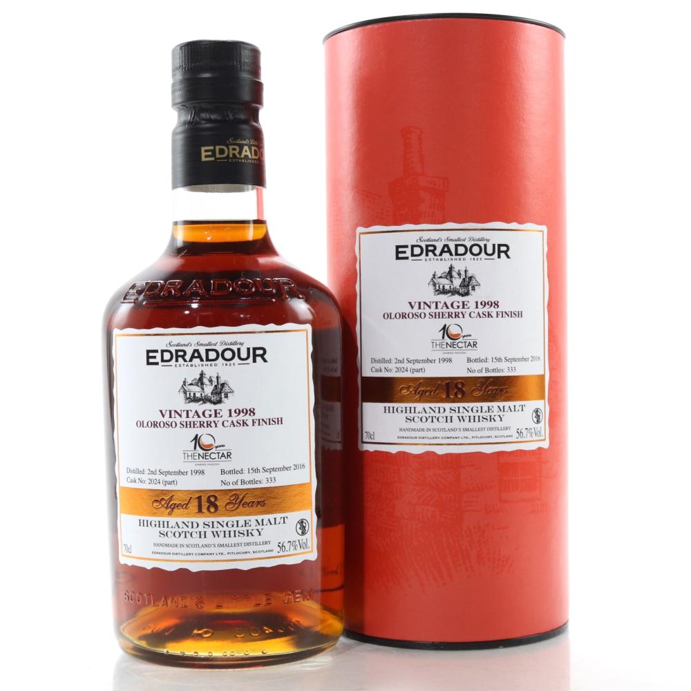 Edradour 1998 Single Cask 18 Year Old / Oloroso Sherry Cask Finish