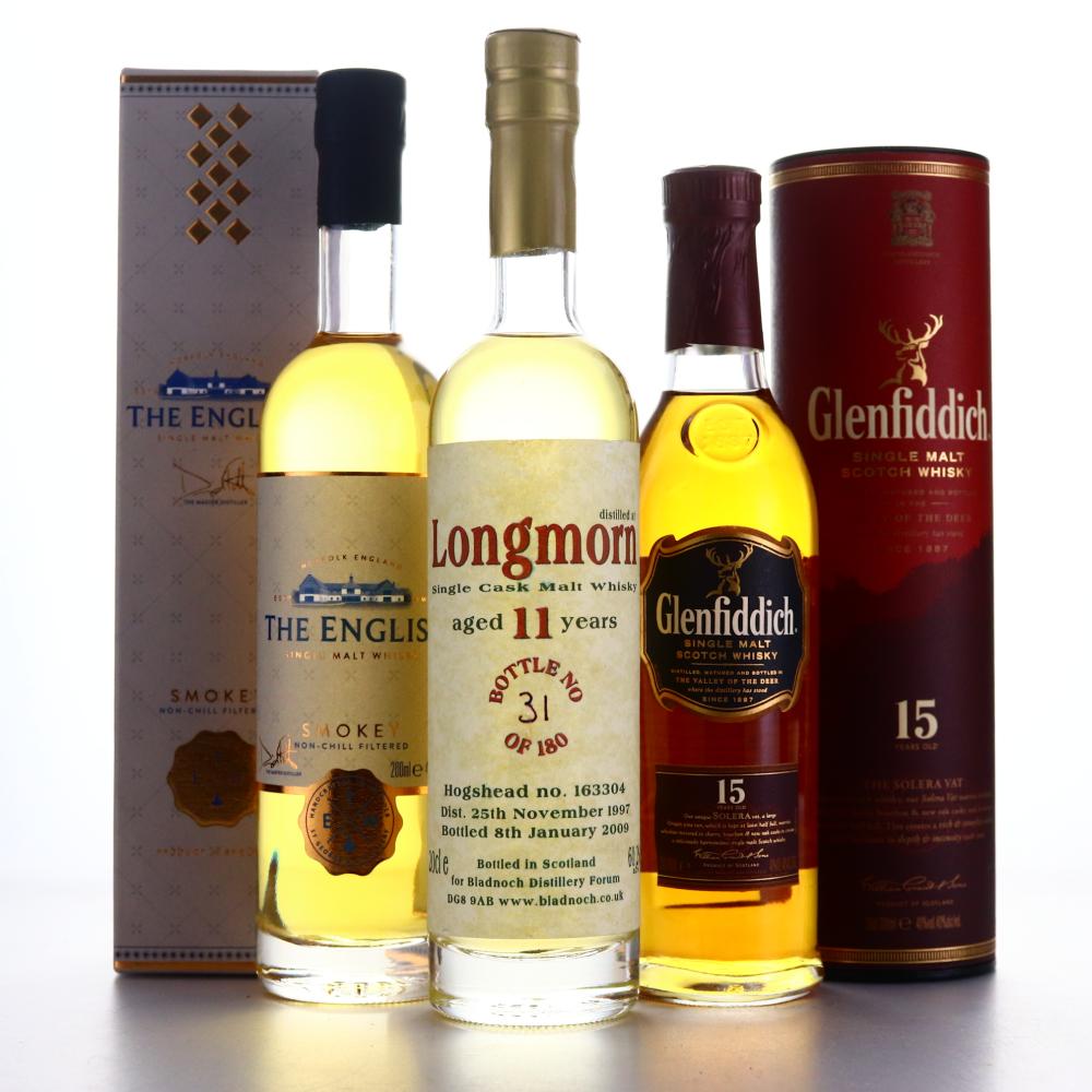 Single Malt Selection 3 x 20cl / including Longmorn 1997