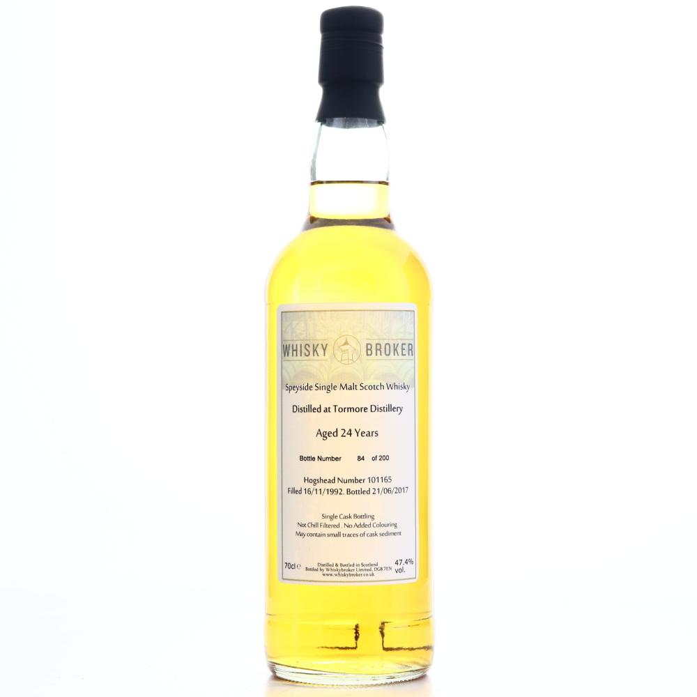Tormore 1992 Whisky Broker 24 Year Old