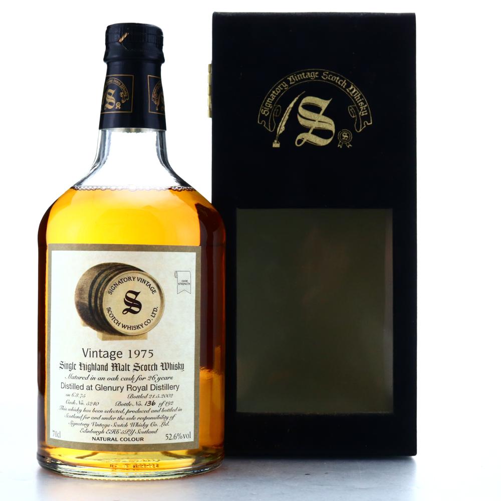 Glenury Royal 1975 Signatory Vintage 26 Year Old