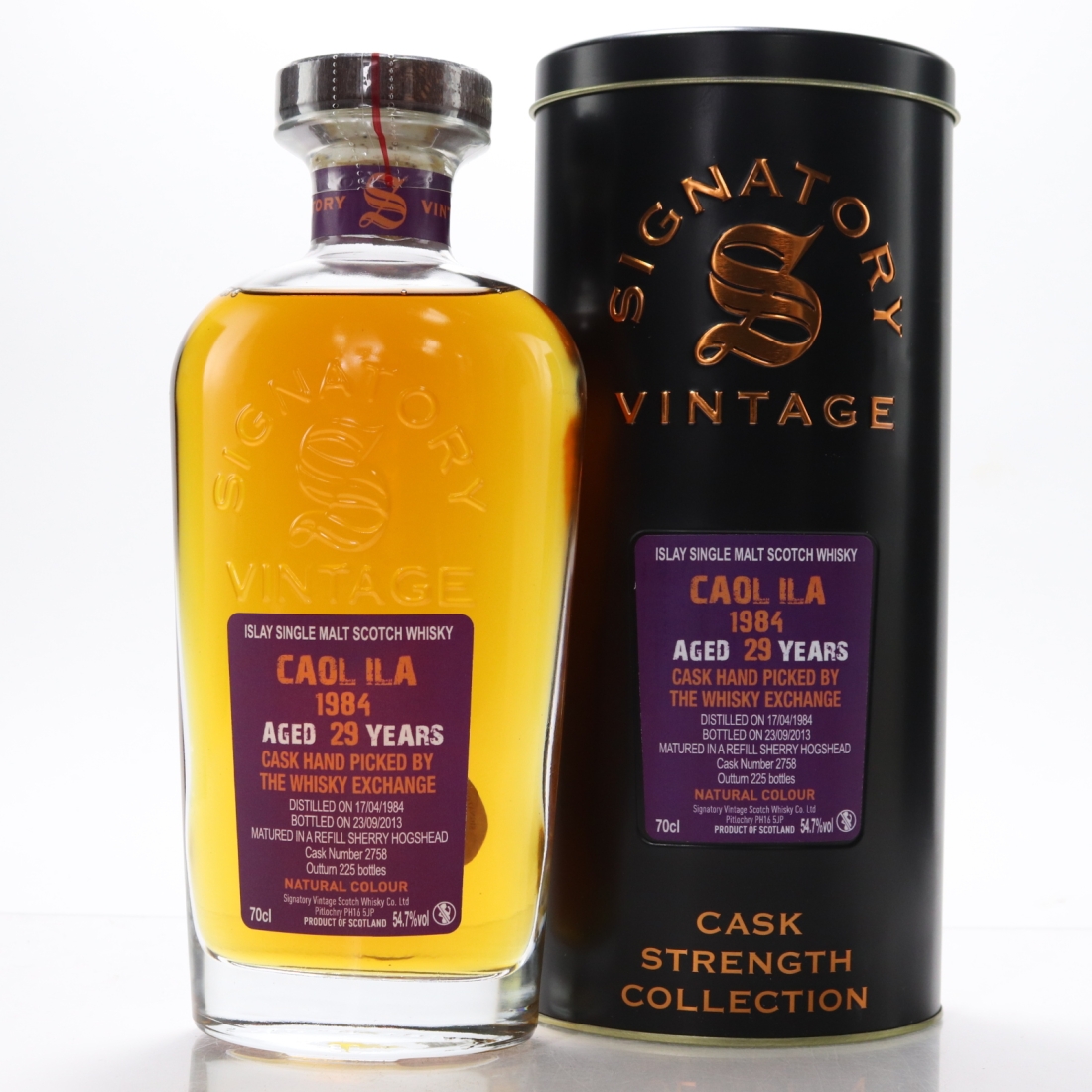 Caol Ila 1984 Signatory Vintage 29 Year Old / TWE