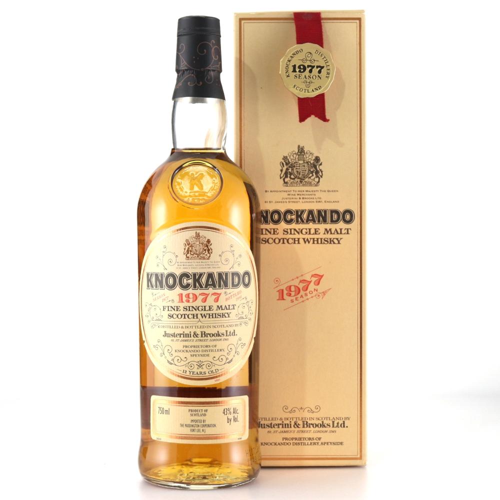 Knockando 1977 12 Year Old / US Import