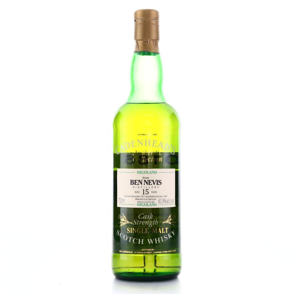 Ben Nevis 1977 Cadenhead's 15 Year Old 75cl / US Import