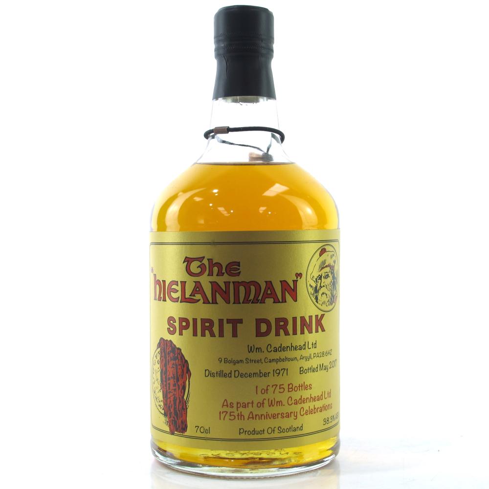 The Hielanman 1971 Spirit Drink 45 Year Old