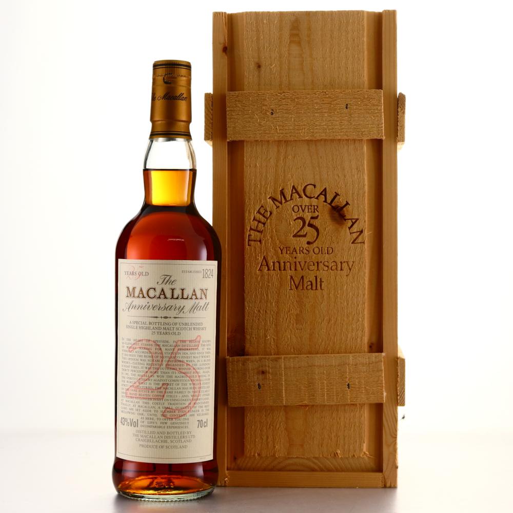 Macallan 25 Year Old Anniversary Malt early 2000s