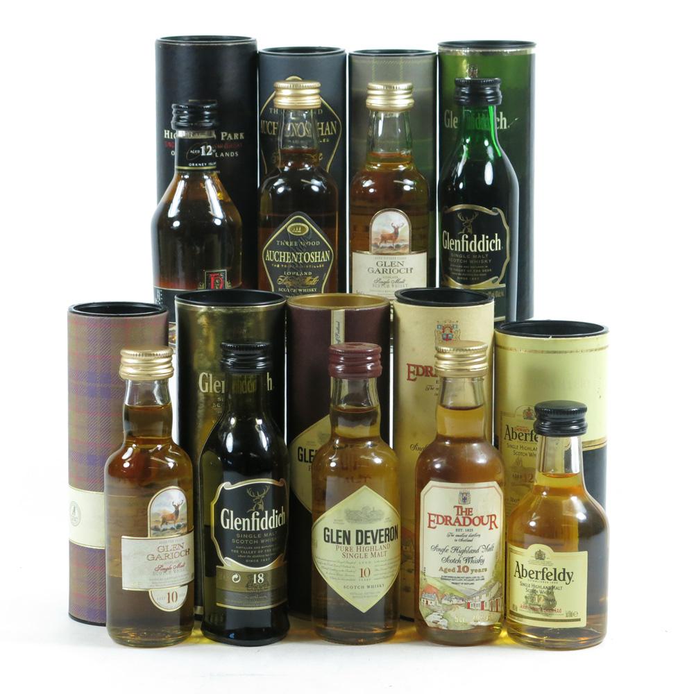 Miscellaneous Boxed Single Malt Miniature Selection 9 x 5cl