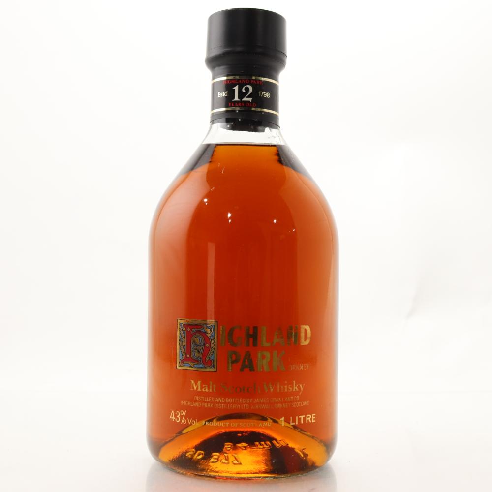 Highland Park 12 Year Old 1 Litre 1980s / Screen Print
