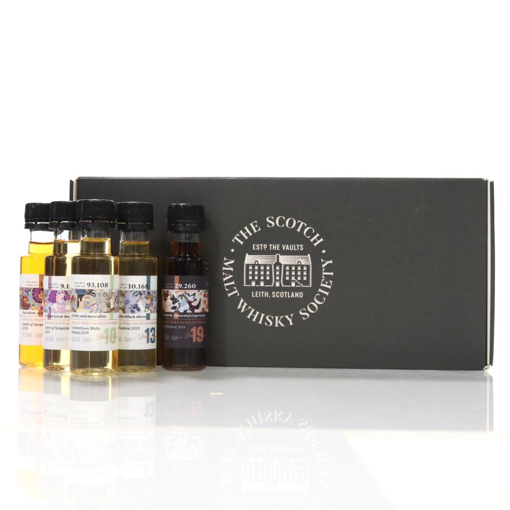 SMWS Feis Ile, Campbeltown, & Spirit of Speyside 2019 Miniatures 5 x 2.5cl