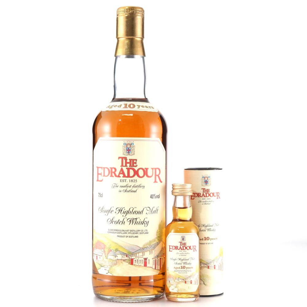 Edradour 10 Year Old 1980s / with Miniature 5cl