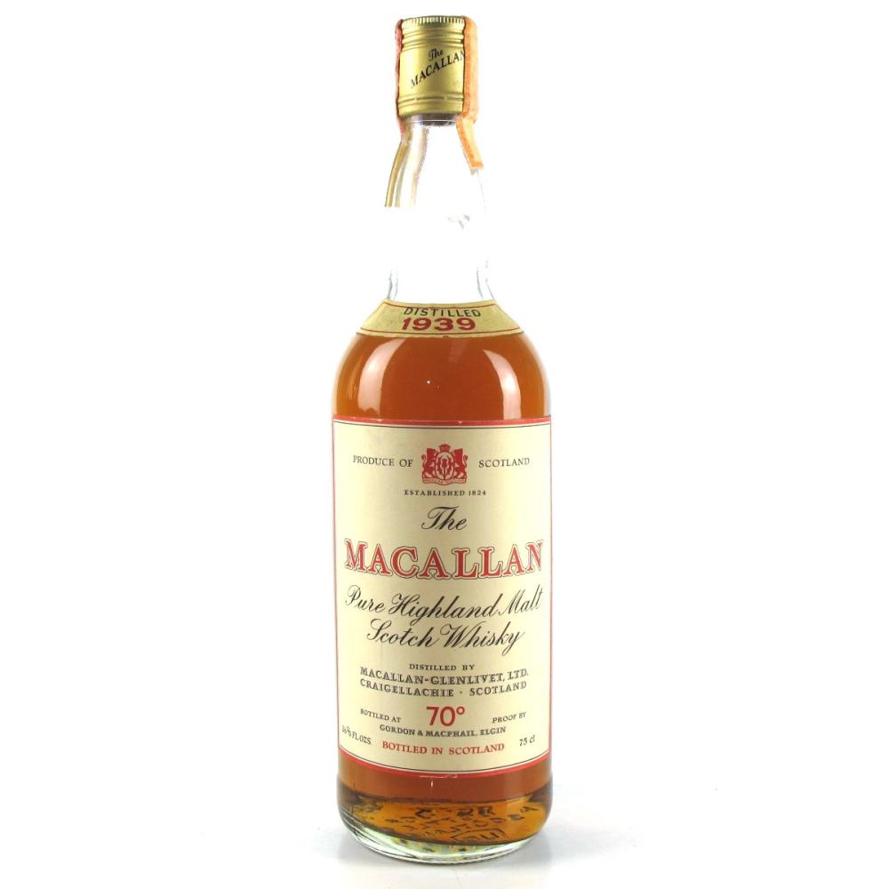 Macallan 1939 Gordon and MacPhail