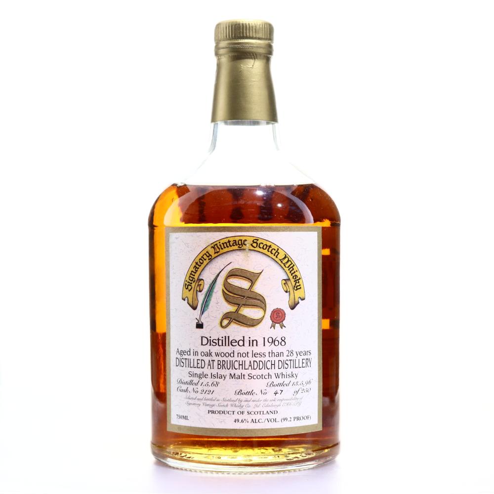Bruichladdich 1968 Signatory Vintage 28 Year Old / 75cl / US Import