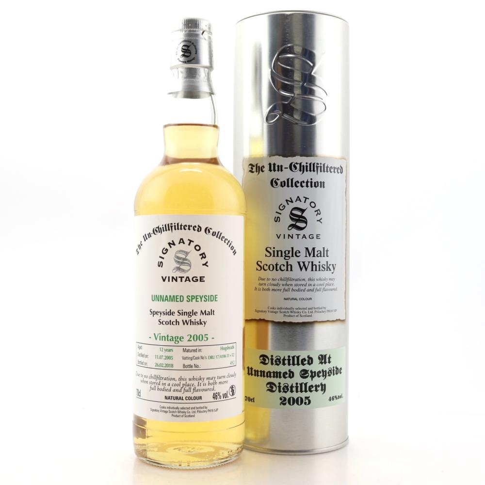 Unnamed Speyside 2005 Signatory Vintage 12 Year Old