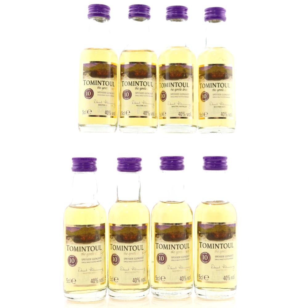 Tomintoul 10 Year Old 8 x Miniature 5cl