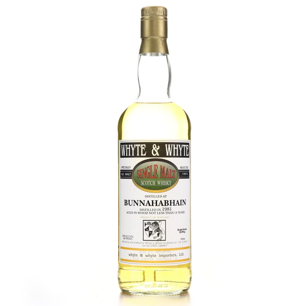 Bunnahabhain 1981 Whyte and Whyte 14 Year Old 75cl / Spirits Library