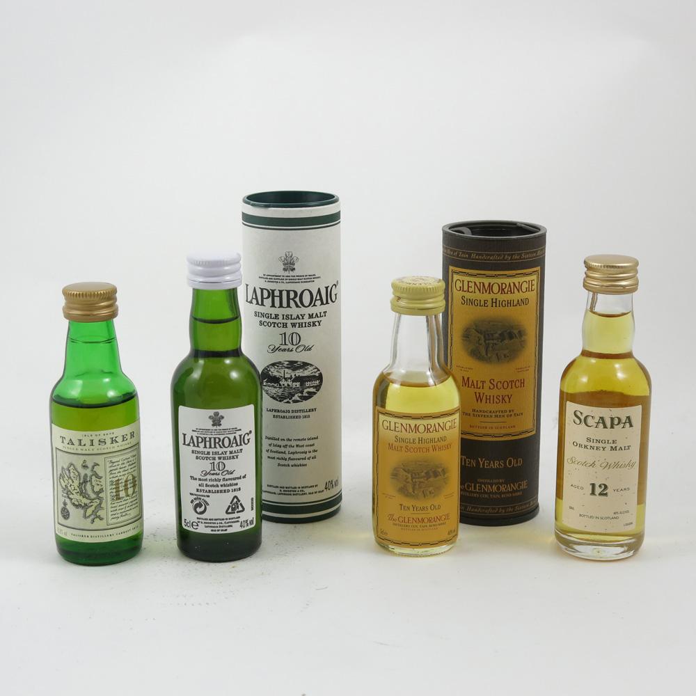 Misc Single Malt Miniatures 5cl x 4