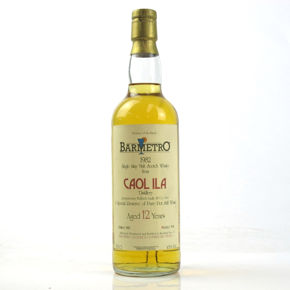 Caol Ila 1982 Bar Metro 12 Year Old