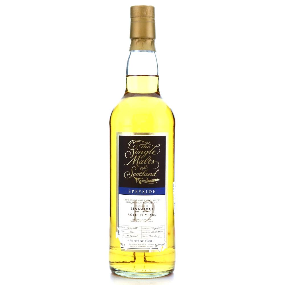 Linkwood 1988 Single Malts of Scotland 19 Year Old