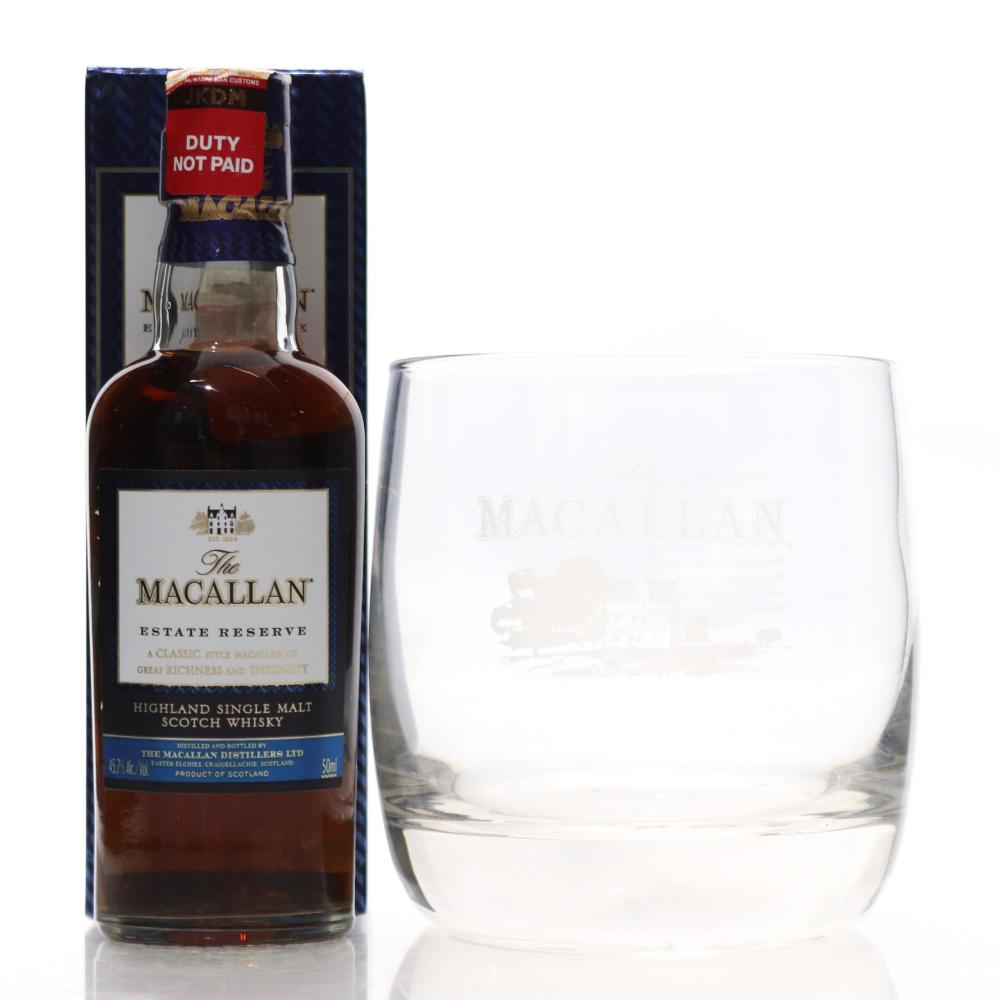 Macallan Estate Reserve Miniature 5cl / with Glass