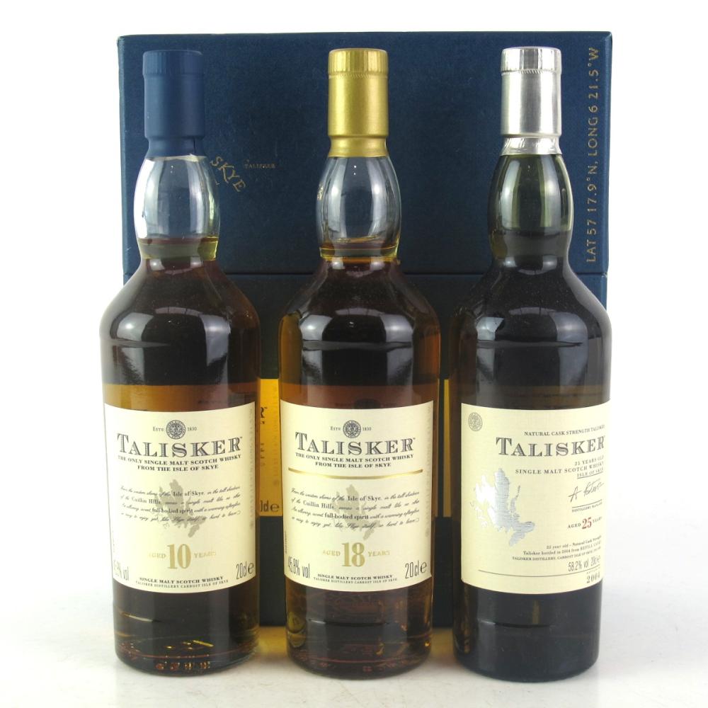 Talisker Collection 3 x 20cl / 10, 18, 25 Year Old
