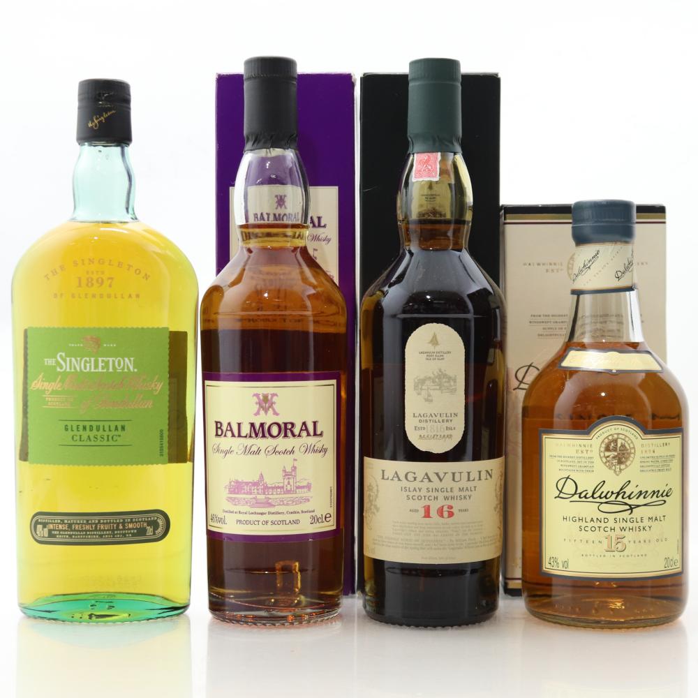Single Malt Selection 4 x 20cl / including Lagavulin 16 Year Old