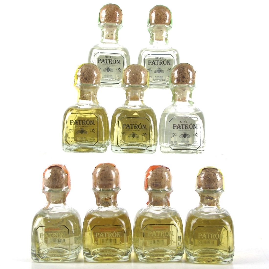 Patron Tequila Miniature collection 9 x 5cl