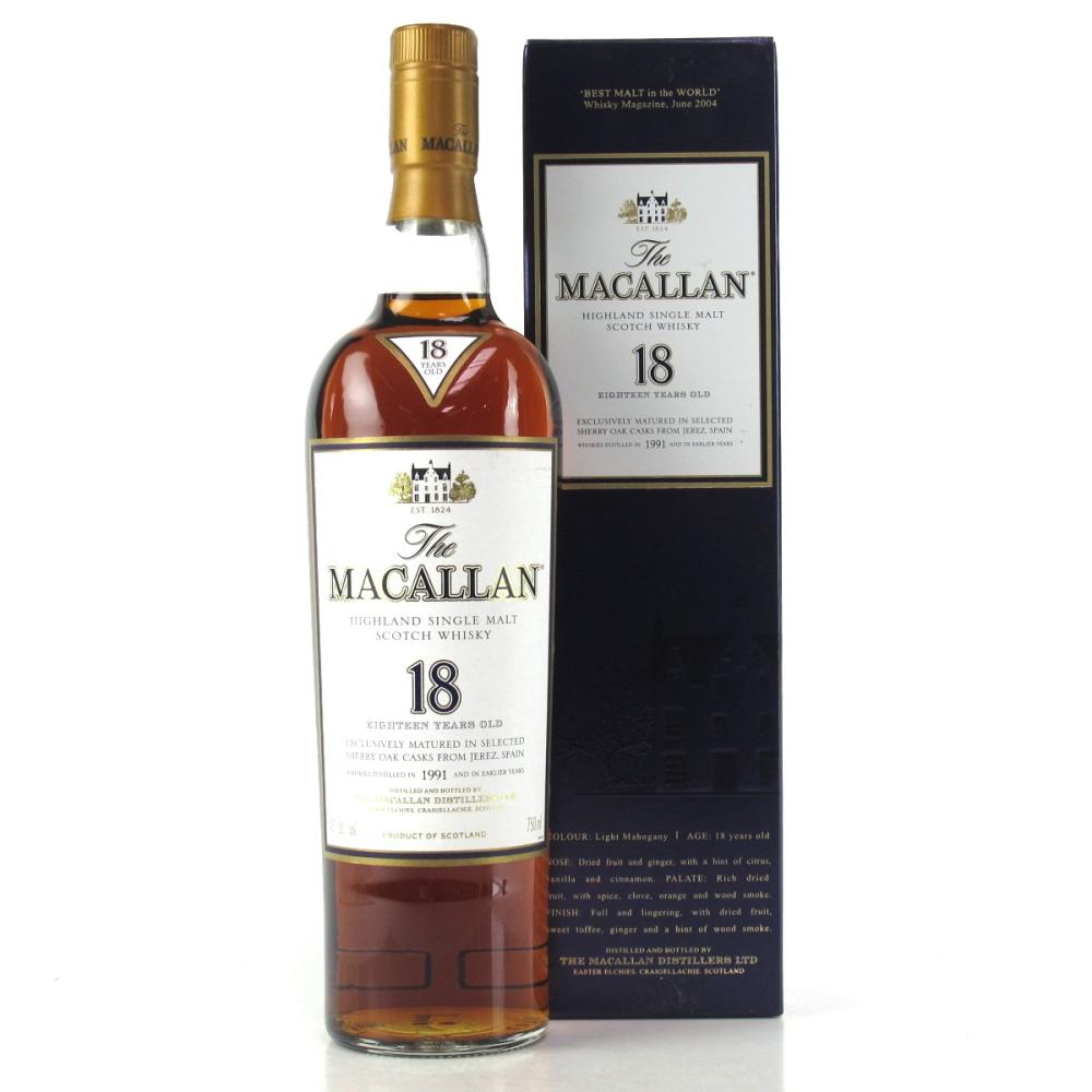 Macallan 18 Year Old 1991 75cl / US Import