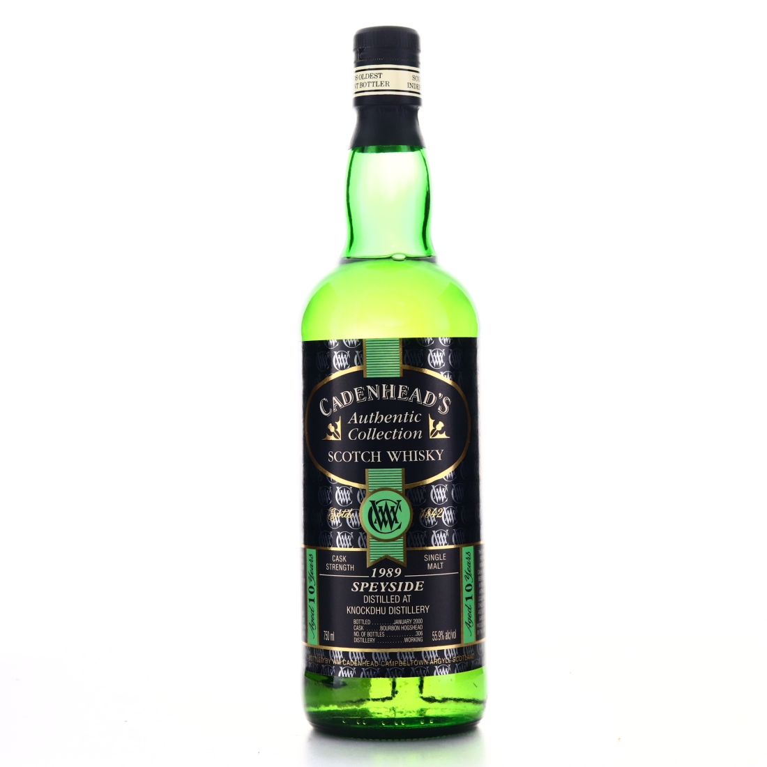 Knockdhu 1989 Cadenhead's 10 Year Old 75cl / US Import