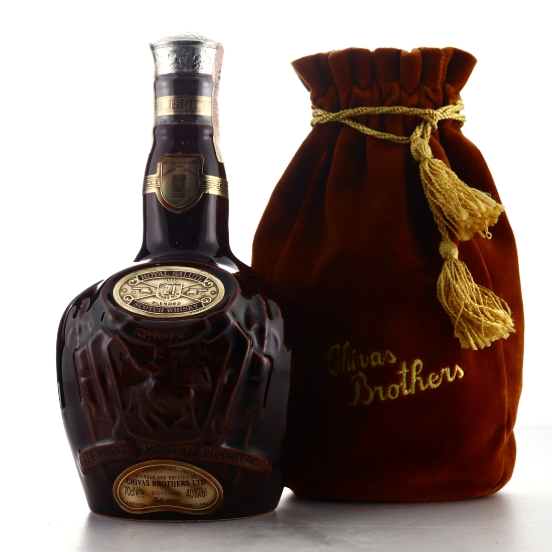 Chivas Royal Salute 21 Year Old Brown Flagon