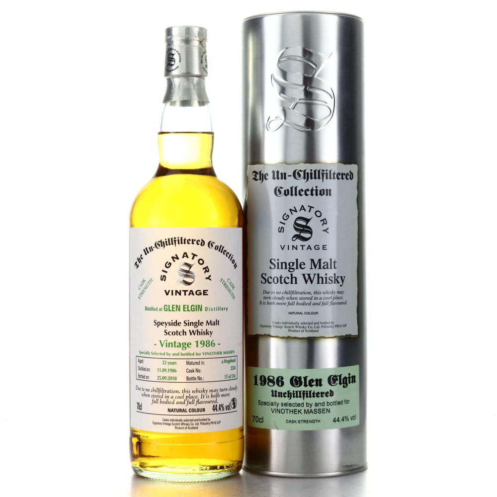 Glen Elgin 1986 Signatory Vintage 32 Year Old / Vinothek Massen