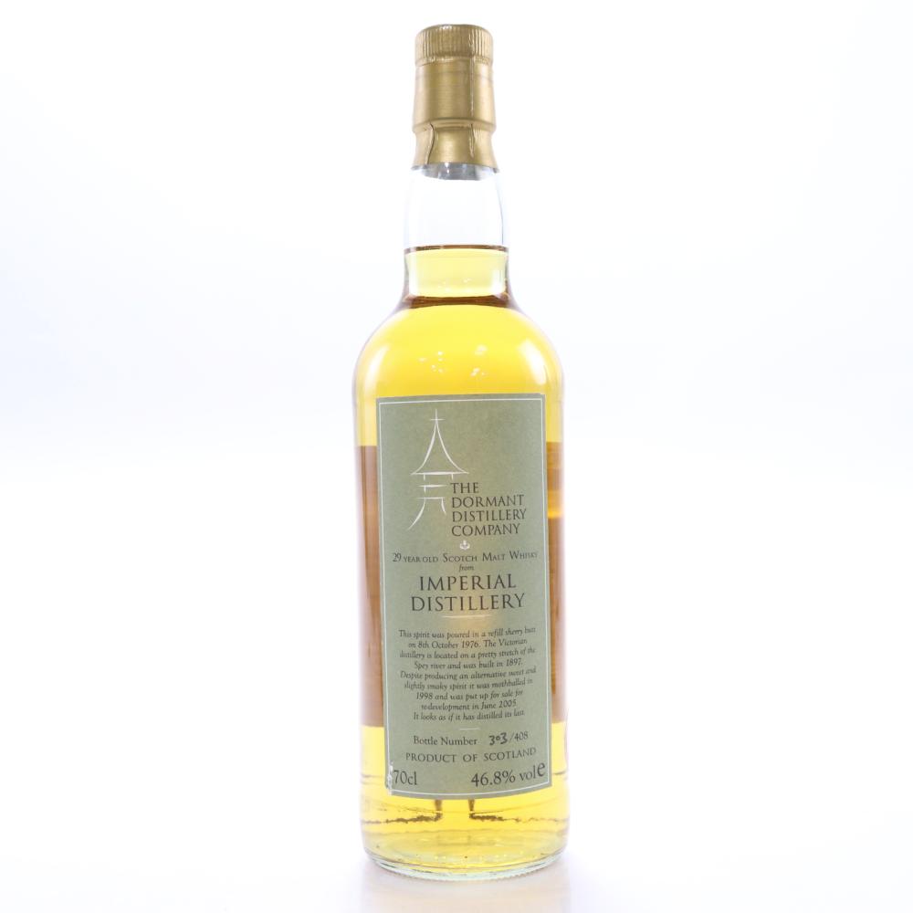 Imperial 1976 Dormant Distillery Company 29 Year Old