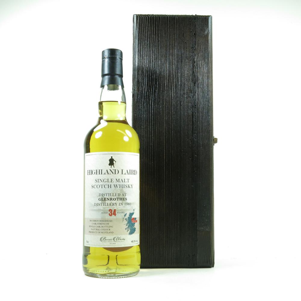 Glenrothes 1980 Bartels Whisky 34 Year Old