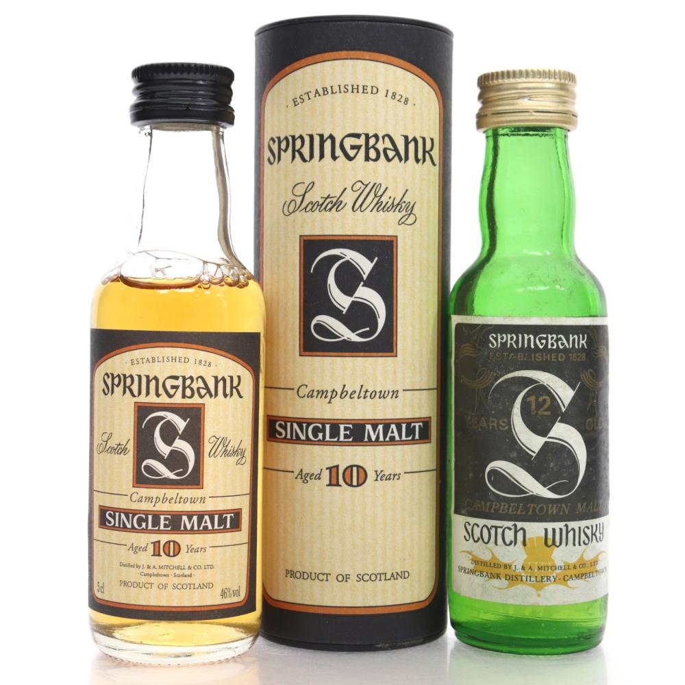 Springbank Miniature Selection x 2 / including 12 Year Old 1970s