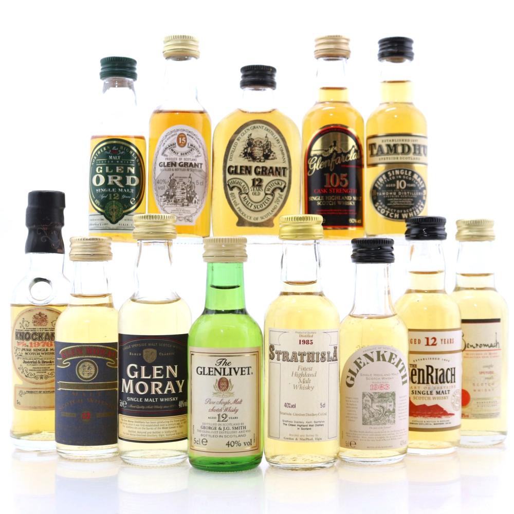 Speyside Miniature Selection 13 x 5cl / Includes Knockando 1976