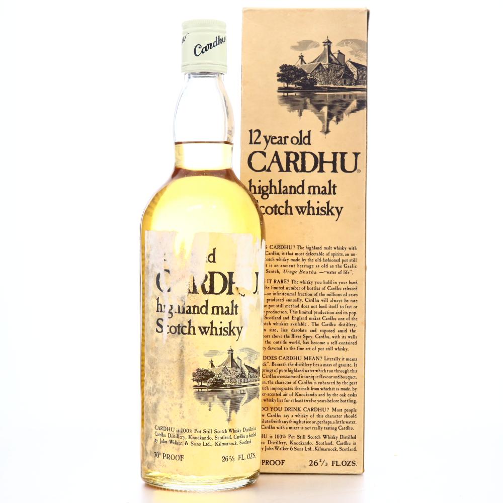 Cardhu 12 Year Old 1970s
