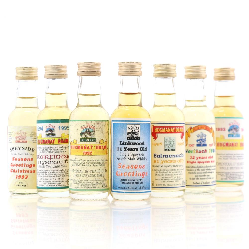 Master of Malt Christmas & Hogmanay Miniature Selection 7 x 5cl