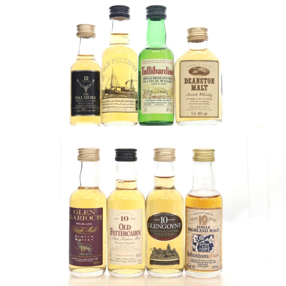 Highland Single Malt Miniatures x 8