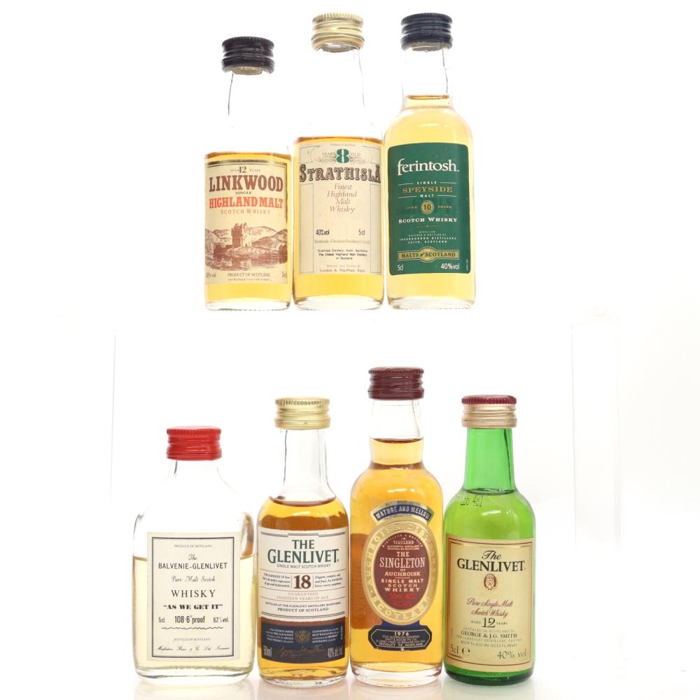 Speyside Single Malt Miniatures x 7 / includes Balvenie 'As We Get it'