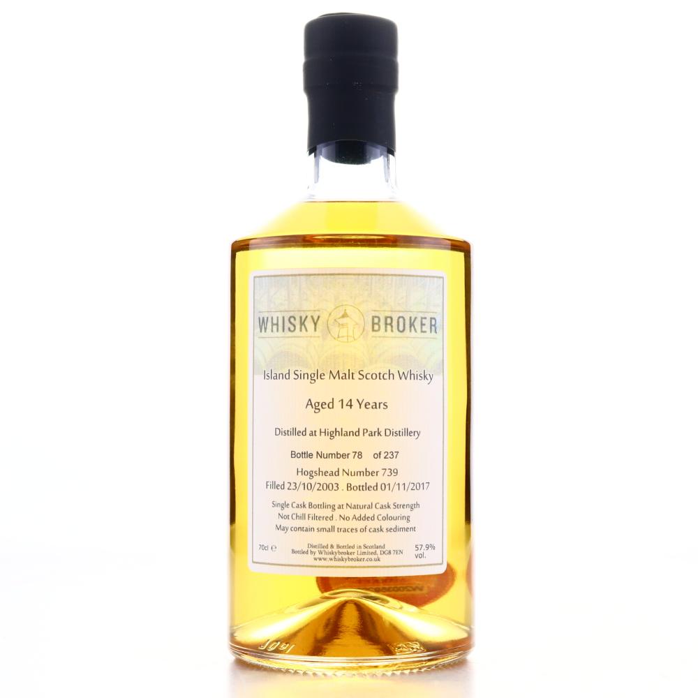 Highland Park 2003 Whisky Broker 14 Year Old